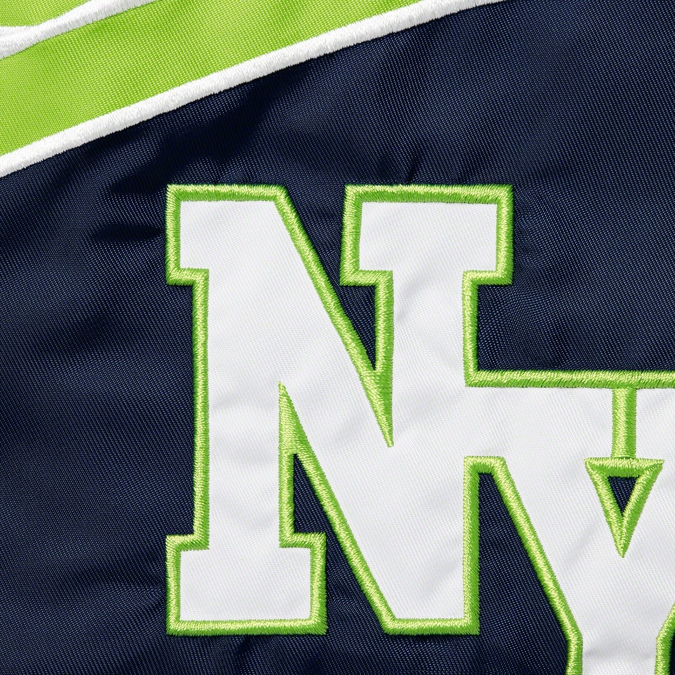 Contrast Script Varsity Jacket view 9